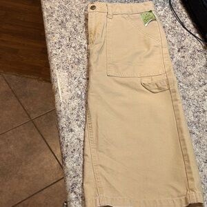 BDG Tan Pencil Skirt with Side Pocket